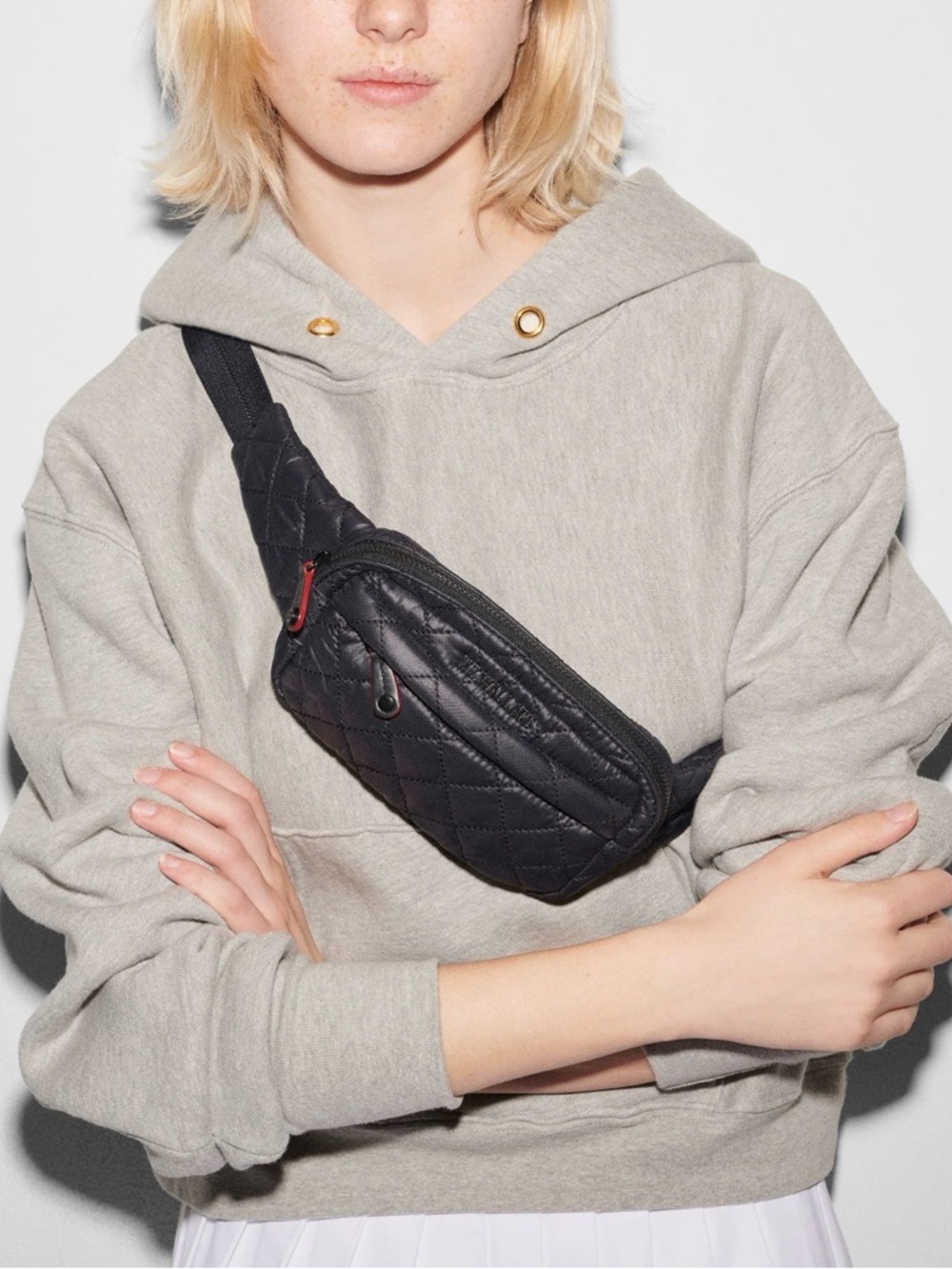 MZ Wallace | Black Metro Belt Bag